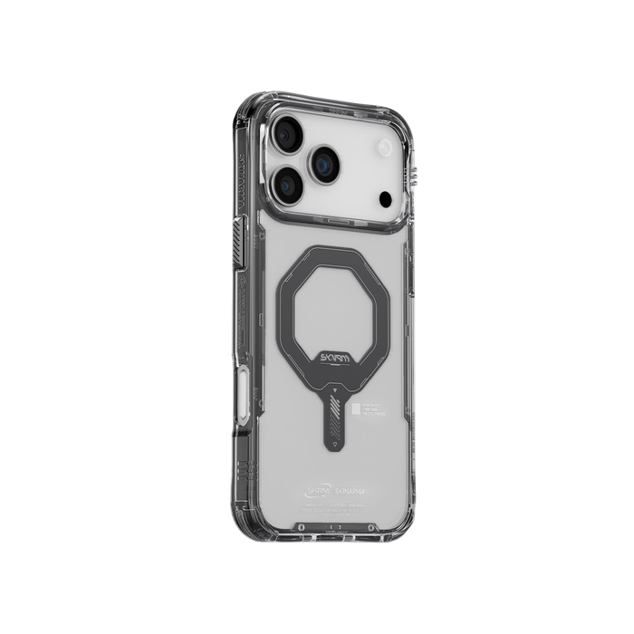 Skinarma Saido Mag-Charge Clear Case for iPhone 17 Pro Max - Black #color_black