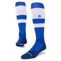 Socks Stripes White Blue Over the Calf Socks