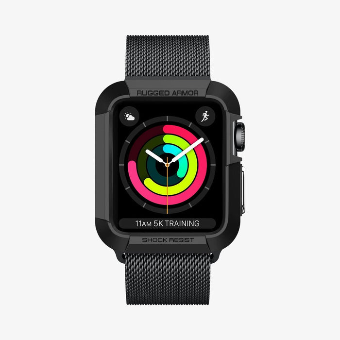 Spigen Apple Watch 10 (42mm) Rugged Armor Matte Black