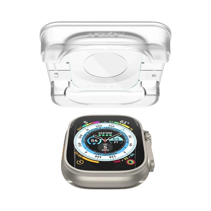 Spigen Apple Watch Ultra 3 / 2 / 1 (49mm) Screen Protector EZ FIT Glas.tR - 2 Pack