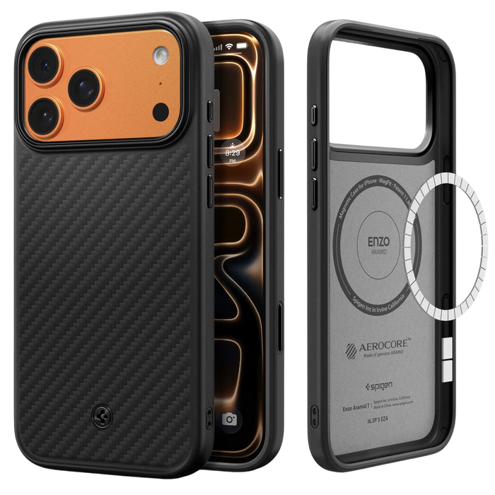 Spigen Enzo Aramid T (MagFit) Case for iPhone 18 Pro Max & iPhone 17 Pro Max
