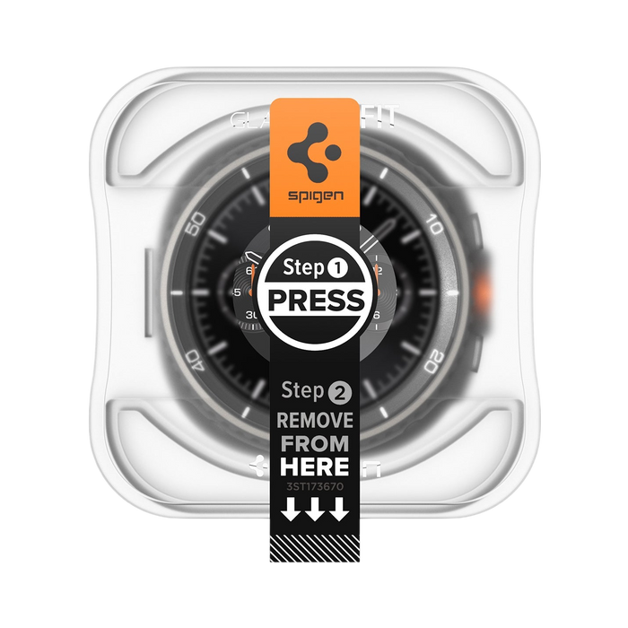 Spigen GLAS.tR EZ Fit Screen Protector for Samsung Galaxy Watch8 Classic - 2 Pack