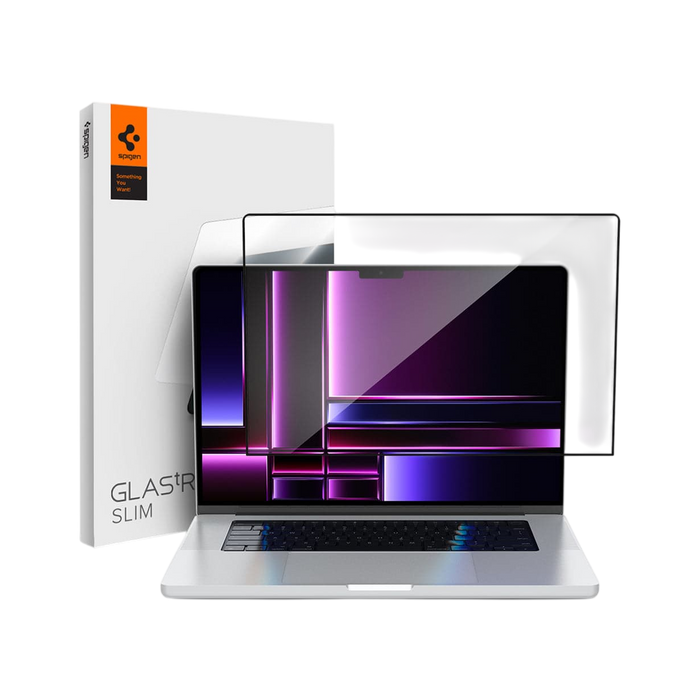 Spigen GLAS.tR SLIM Tempered Glass Screen Protector for MacBook Pro 14-inch M5 / M4 / M3 / M2 / M1