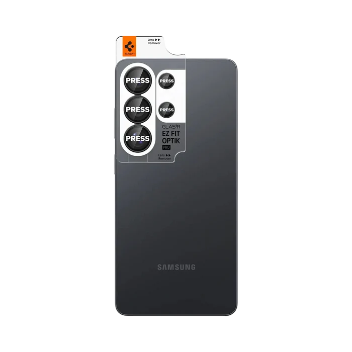 Spigen Glas.tREZFit Optik Black Lens Protector for GalaxyS26 Ultra - 2 Pack