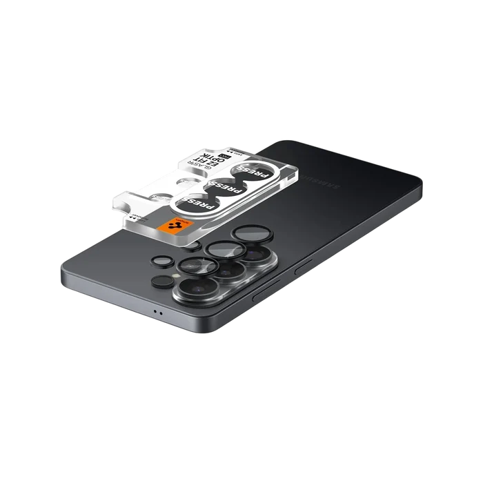 Spigen Glas.tREZFit Optik Black Lens Protector for GalaxyS26 Ultra - 2 Pack