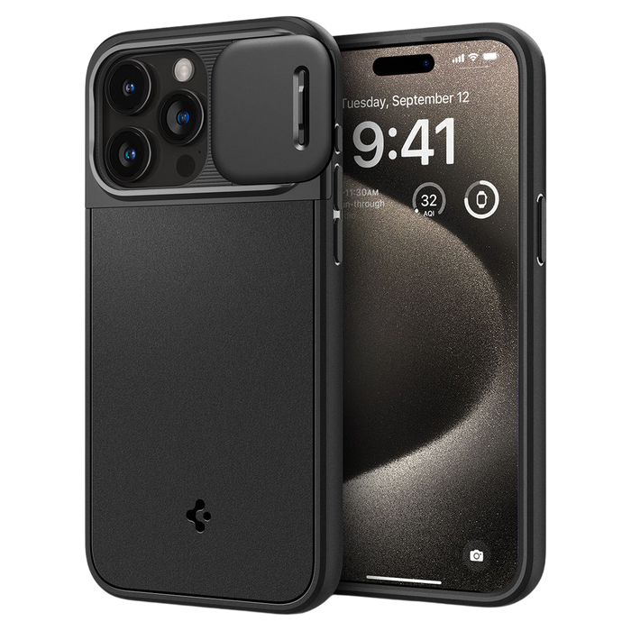 Spigen iPhone 15 Pro Max Case Optik Armor (MagFit)