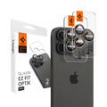 Spigen iPhone 16 Pro Max / 16 Pro Camera Lens Protector EZ Fit GLAS.tR Optik Pro - Desert Titanium