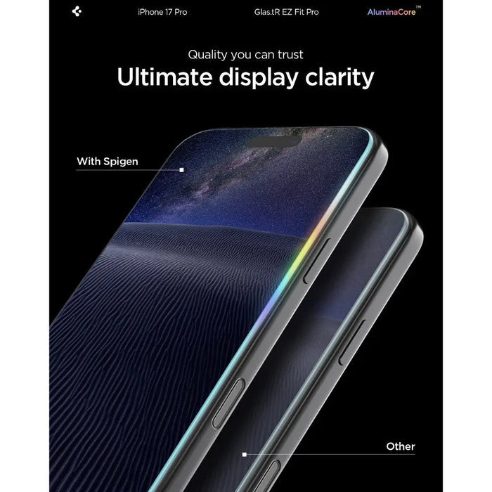 Spigen iPhone 17 Pro Privacy Screen Protector Glas.tR EZ Fit Pro HD [1 Pack]