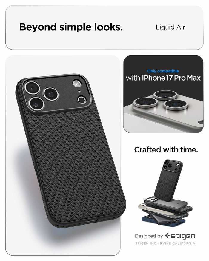 Spigen Liquid Air Case for iPhone 18 Pro Max & iPhone 17 Pro Max