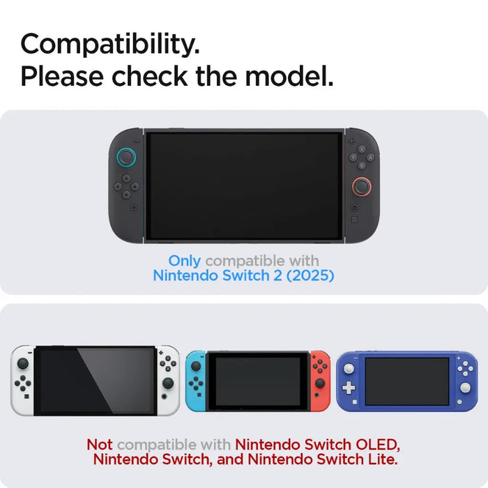 Spigen Nintendo Switch 2 Tempered Glass EZ FIT GLAS.tR [2 Pack]