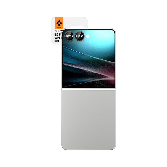Spigen Optik Pro EZ Fit Lens Protector for Samsung Galaxy Z Flip 7 - 2 Pack