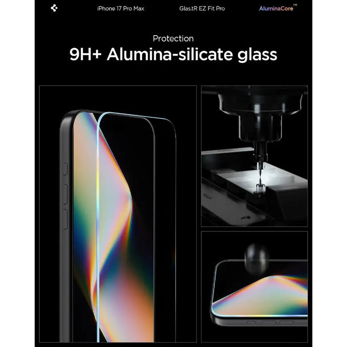 Spigen Privacy Screen Protector Glas.tR EZ Fit Pro HD [1 Pack] for iPhone 17 Pro Max