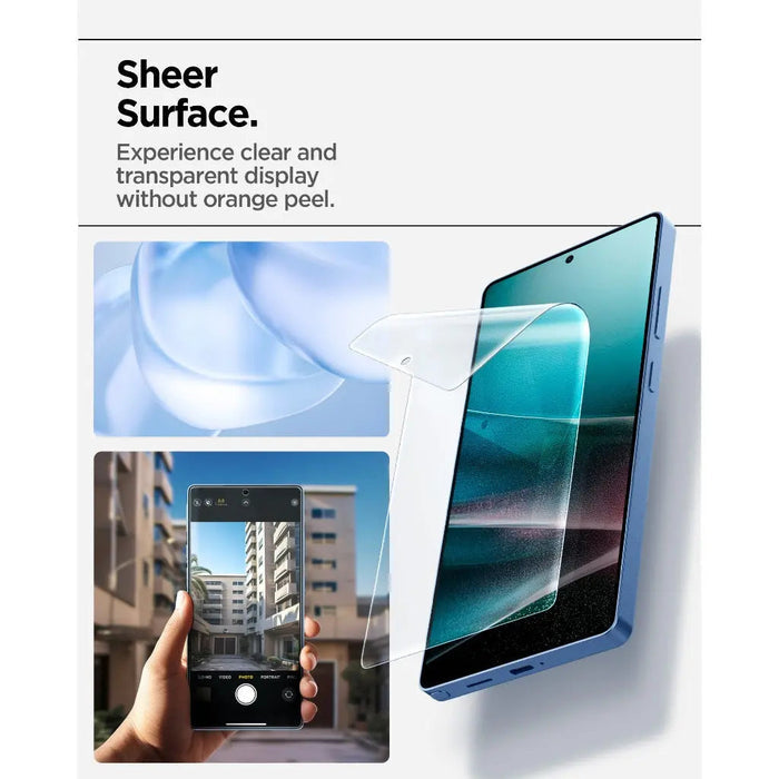Spigen Screen Protector EliteShield EZ Fit HD [1 Pack] for Samsung S25 Ultra - Clear