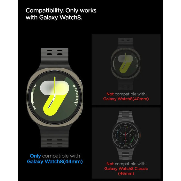 Spigen Screen Protector EZ FIT for Samsung Watch 8 (44mm)  [2 Pack]