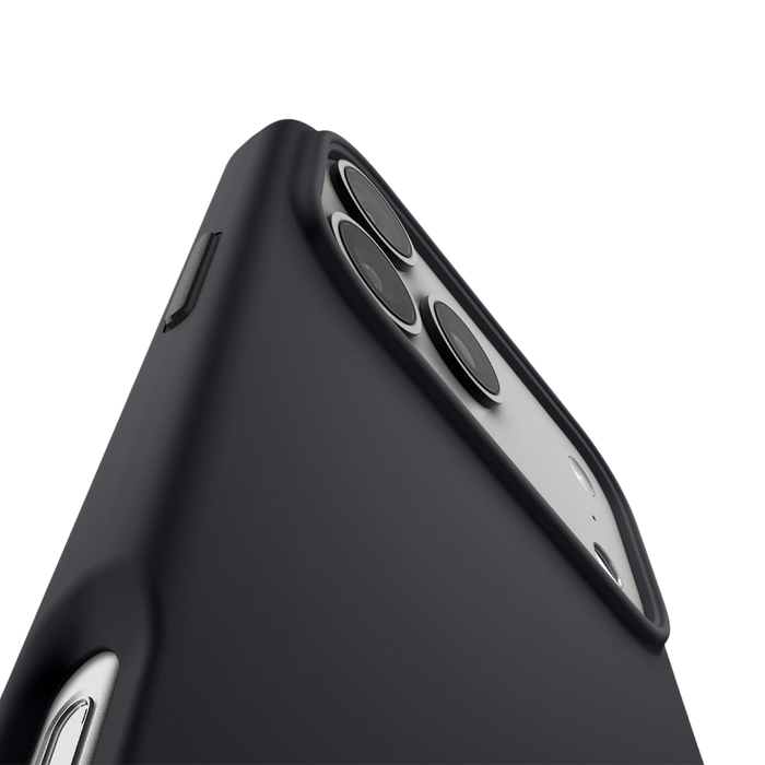 Spigen Silicone Fit (MagFit) Case for iPhone 17 Pro & Pro Max - Black #color_black