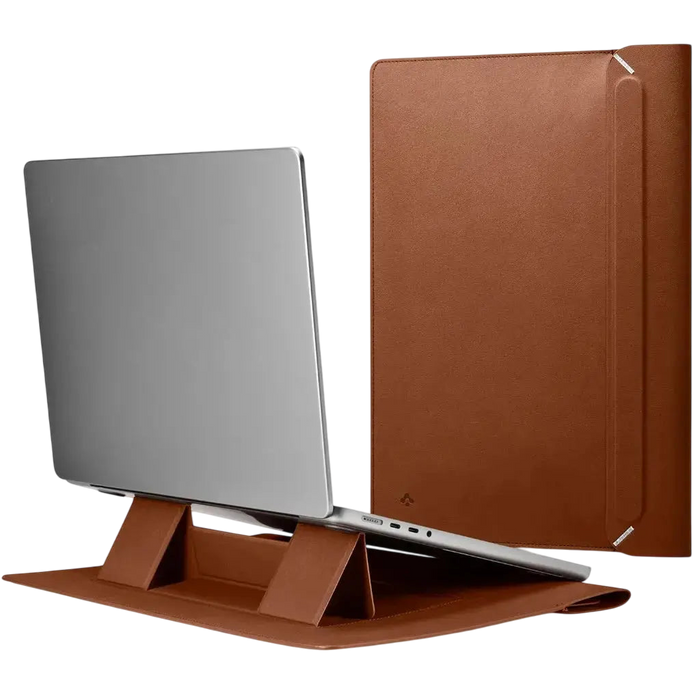 Spigen Valentinus S MacBook Sleeve 13 / 14-inch - Classic Brown #color_classic-brown