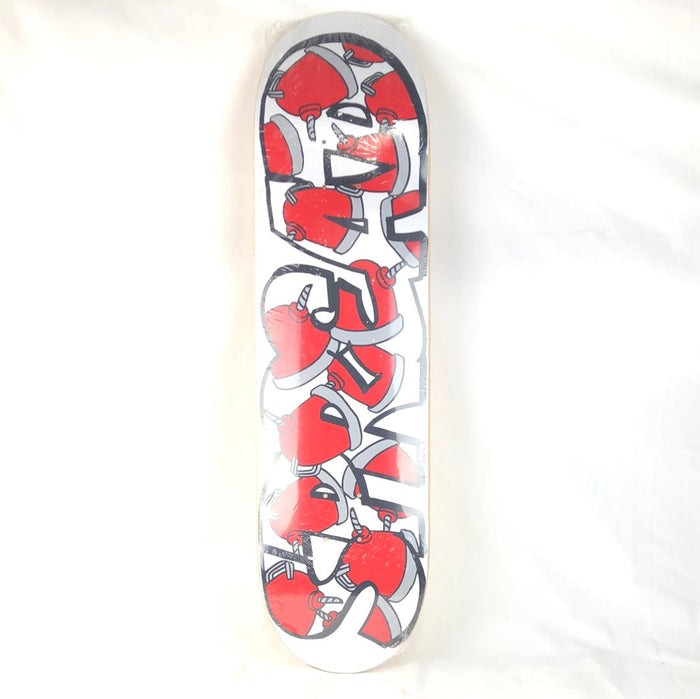 Spread Kettle Pots White/Black/Red Size 8.5 Skateboard Deck