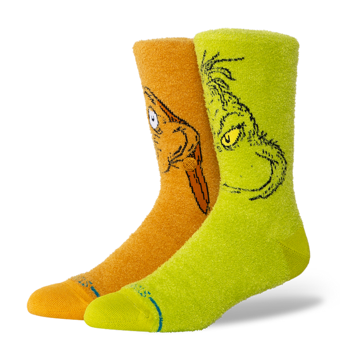 Stance Grinch and Max Green Socks