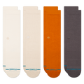 Stance Icon 4 Pack Crew Canvas Multi Socks