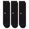 Stance Icon Crew 3 Pack Black White Socks