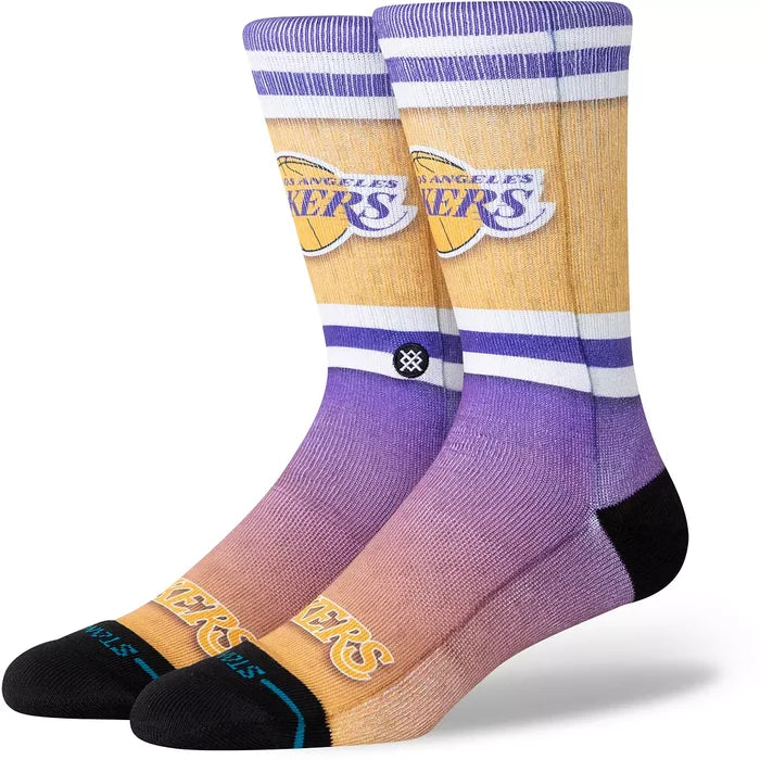 Stance Los Angeles Lakers Grade Crew Purple Socks