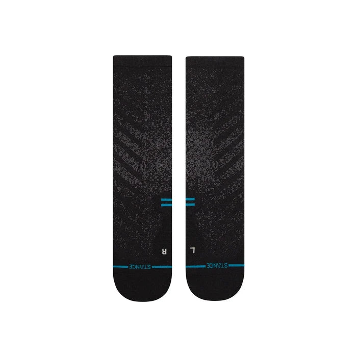 Stance Run Light Black Crew Socks
