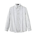 Strata Set – Printed Long Sleeve Shirt & Pant GREY