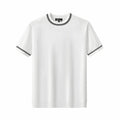 Strato Trim Knit Tee WHITE