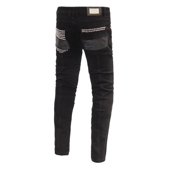 Street Savvy Denim Pants BLACK