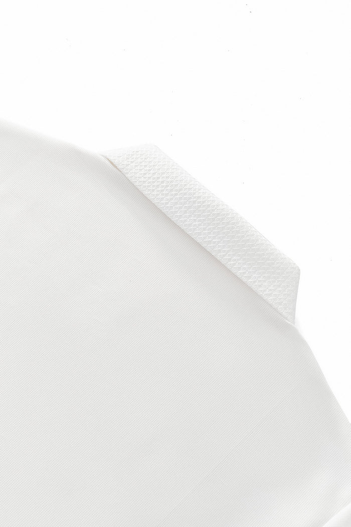 Stride Contrast Collar Polo WHITE