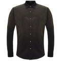 Super Nova Button-Up Shirt BLACK/GOLD - Dudes Boutique