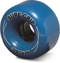 Sure-Grip Aerobic Outdoor 85a 62mm (Set of 8) Blue Roller Skate Wheels