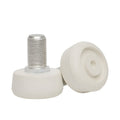 Sure-Grip Carrera White (Set of 2) Toe Stops