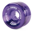 Sure-Grip Fame Artistic 95a 57mm (Set of 8) Clear Purple Roller Skate Wheels