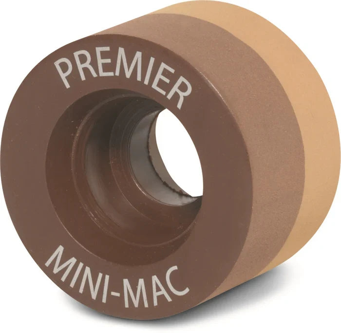 Sure-Grip Fo-mac Premiere Mini Mac 45mm (Set of 8) Brown Roller Skate Wheels