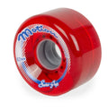 Sure-Grip Motion Clear Red 78a 62mm (Set of 8) Roller Skate Wheels