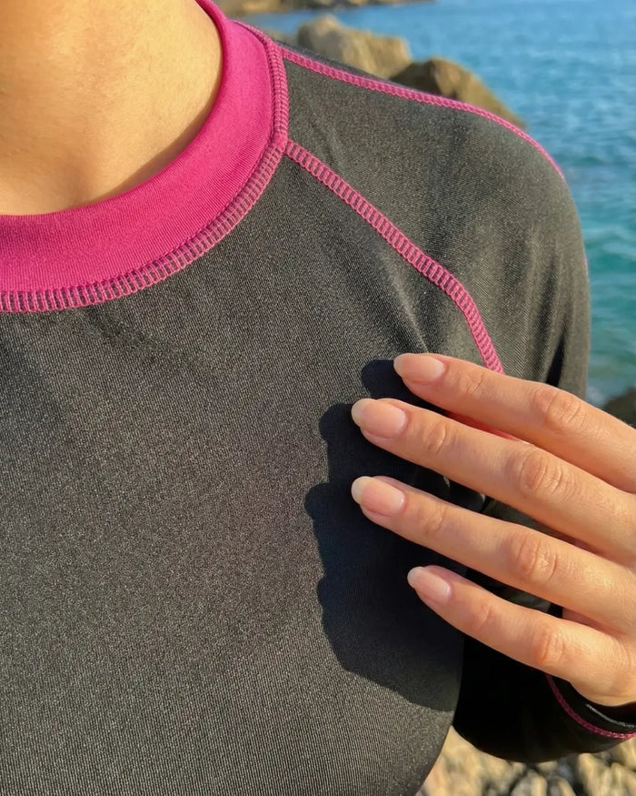 T-shirt anti-uv manches longues femme Plouf