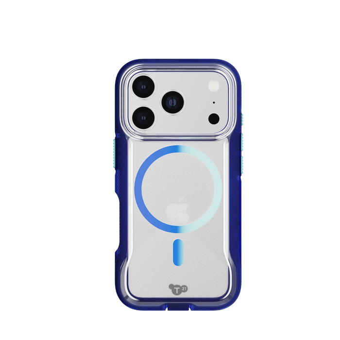 Tech21 EvoPro MagSafe Case for iPhone 17 Pro Max Case - Electric Blue/Jelly Mint