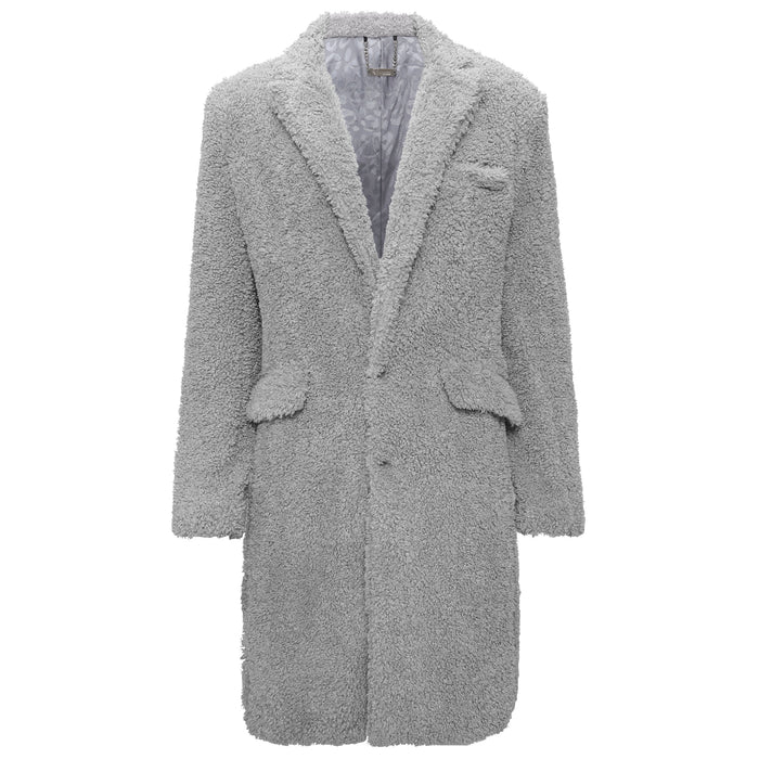Teddy Comfort Long Coat GREY - Dudes Boutique