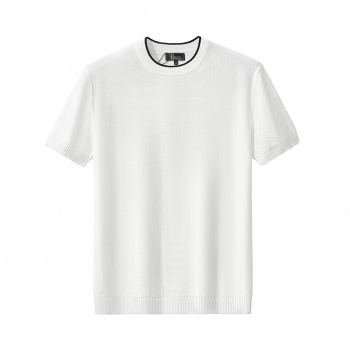 Textura Knit Knit Tee WHITE