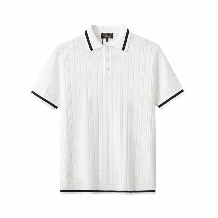Textura Knit Polo IVORY