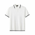 Textura Knit Polo IVORY