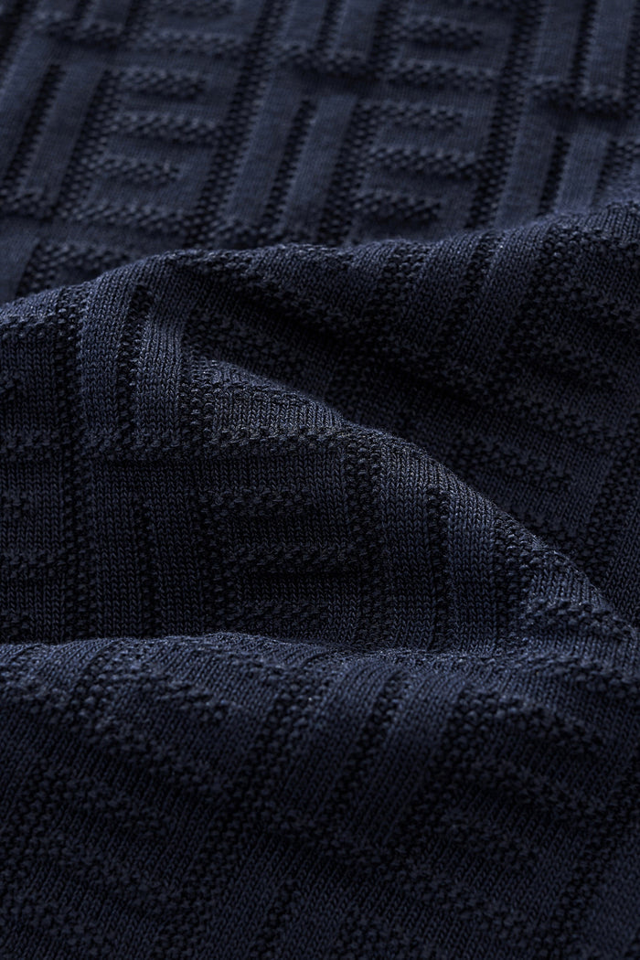 Textura Knit Polo NAVY