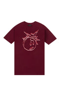 The Hundreds Shattered Adam Burgundy S/s Shirt