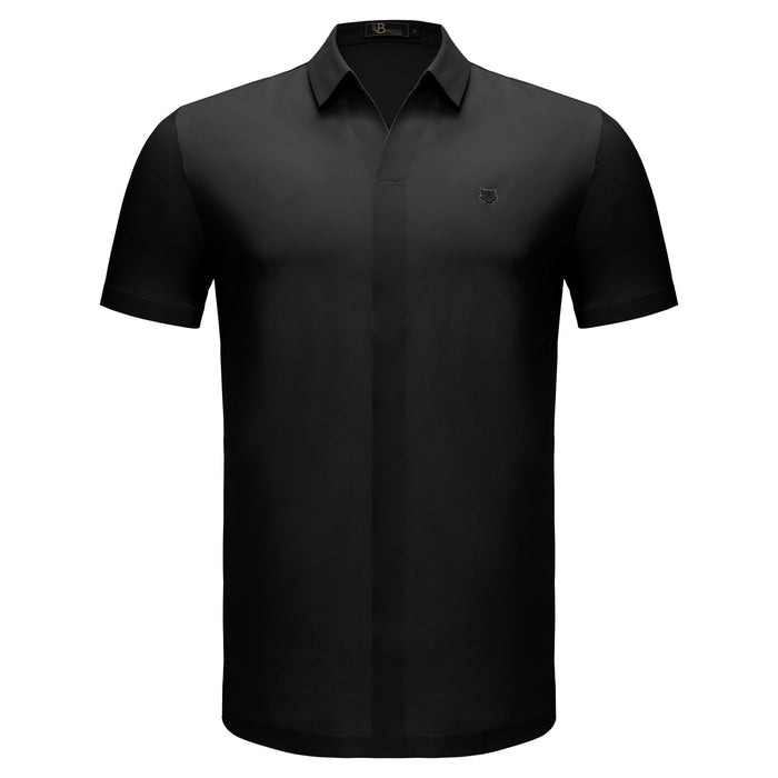The Silhouette SS Polo BLACK