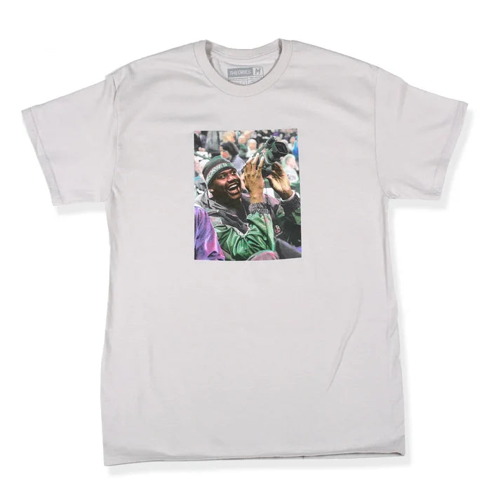 Theories Courtside Silver S/s Shirt