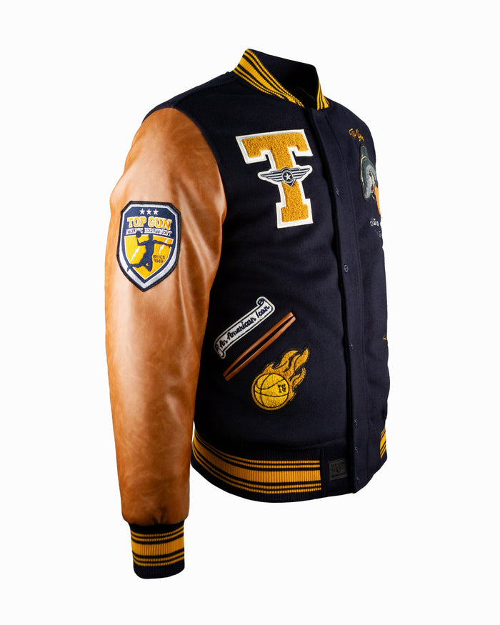 Top Gun Men's "Shark" Varsity Jacket
