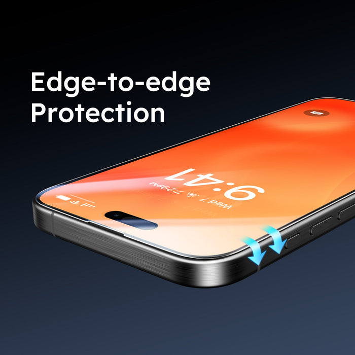 TORRAS GlassGo Tempered Privacy Screen Protector for iPhone 16 Plus - 1 Pack