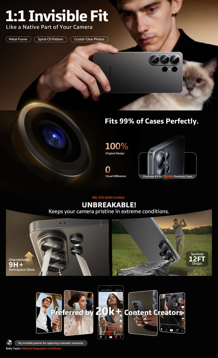 TORRAS Lensguard for Samsung Galaxy S26 Ultra