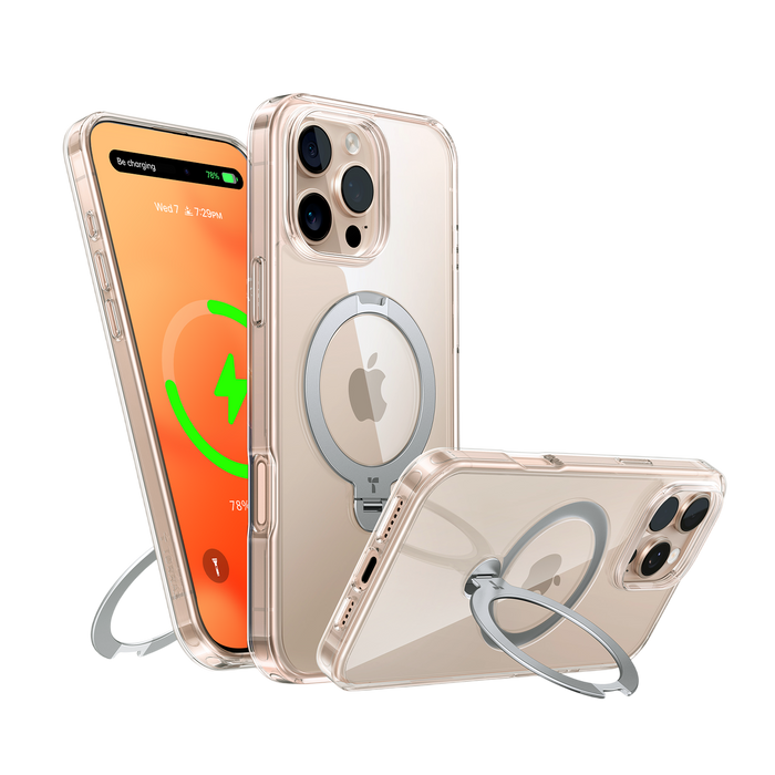 TORRAS Ostand 360° Spin Stand MagSafe Case for iPhone 16 Pro